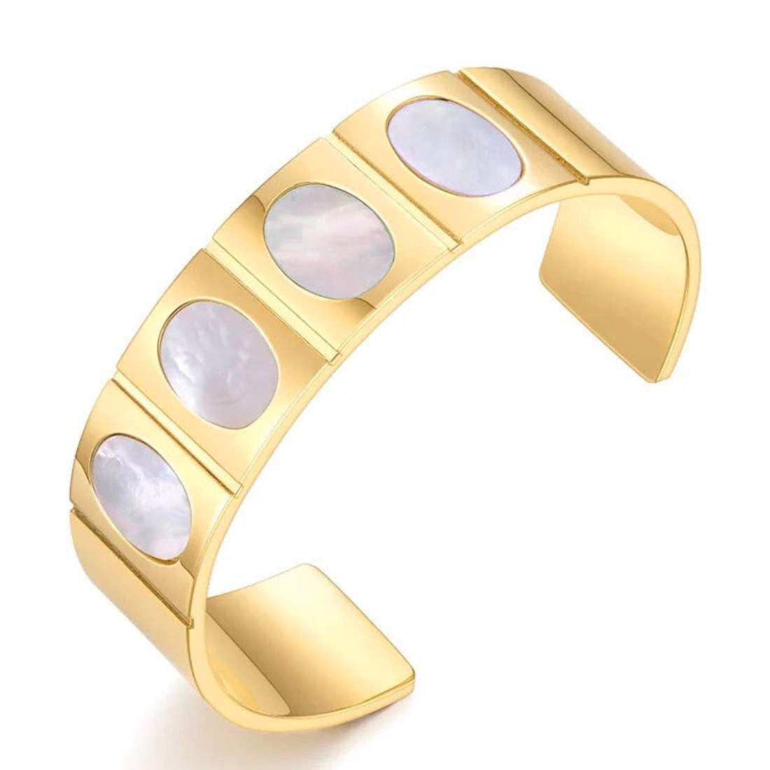 Gold and Pearl Cuff