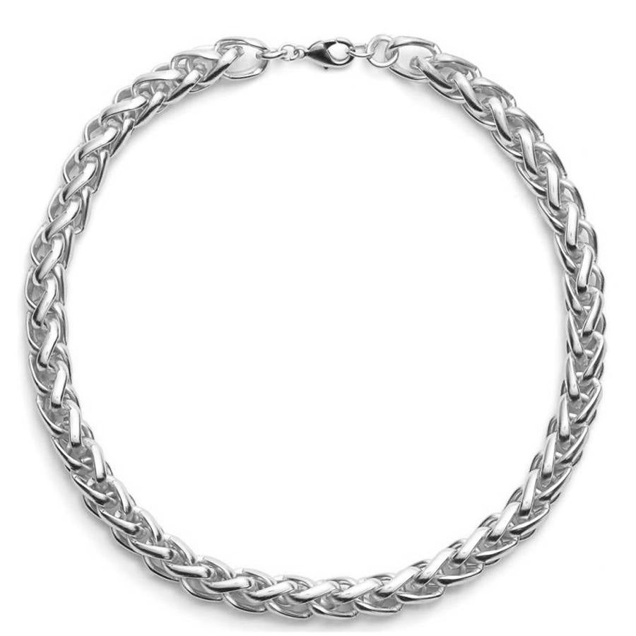Braided Link Collar Necklace